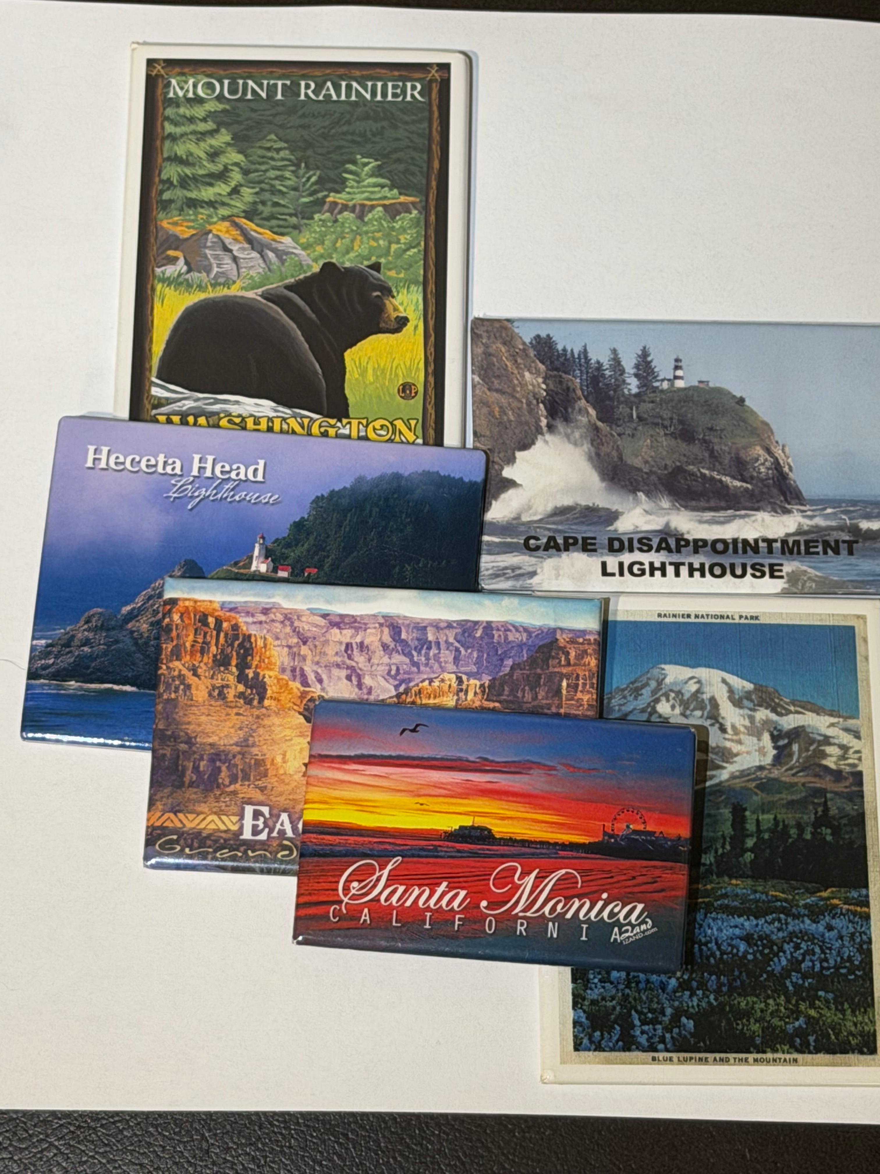 6 Photo magnets